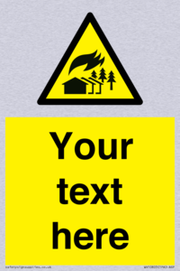 Custom Warning: Large scale fire zone